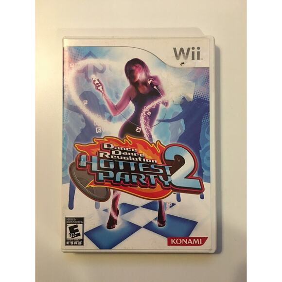 Dance Dance Revolution Hottest Party 2 (Nintendo Wii, 2008) Konami CIB Complete - Picture 1 of 5